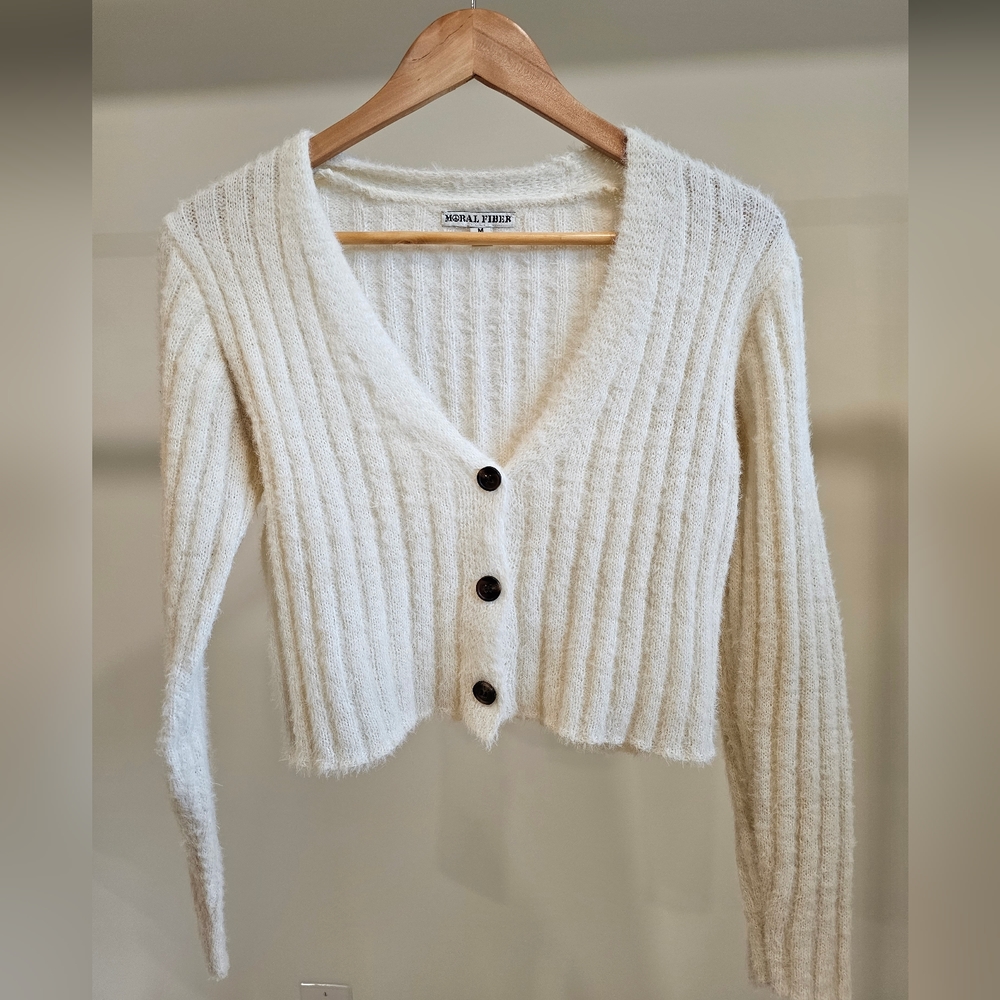 Cropped Knit Sweater - Picture 1 of 1
